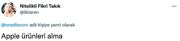 4. Meyve olan elmayı bile alamayacak hale geldik.