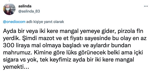 8. Mental rahatlama da sağlıyordu o mangallar.🥲