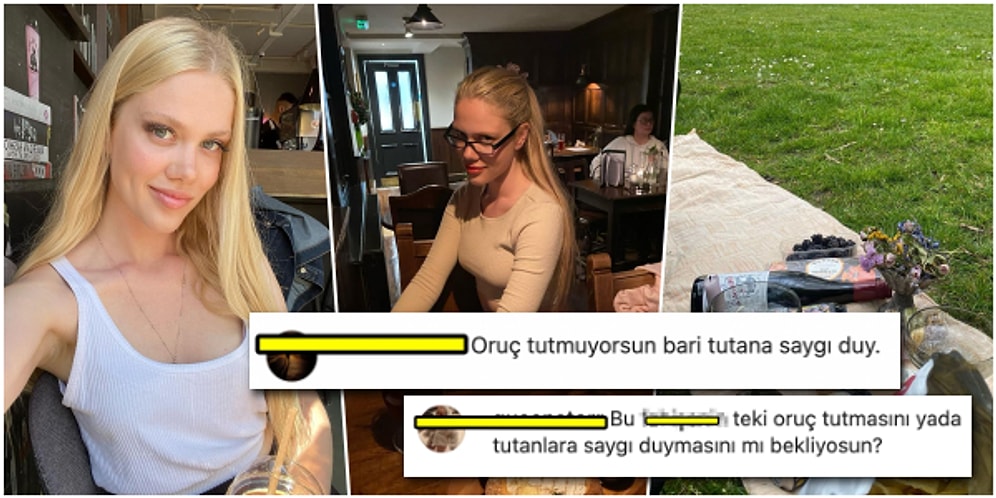 Serel Yereli, Paylaştığı Fotoğrafa 'Oruç' Duyarı Yapan Takipçisine Sinirlenince Çirkin Hakarete Maruz Kaldı