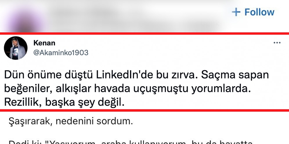 Bir LinkedIn Kullanıcısının Paylaştığı Sinirleri Bozan Motivasyon Hikayesi Sosyal Medyada Gündem Oldu