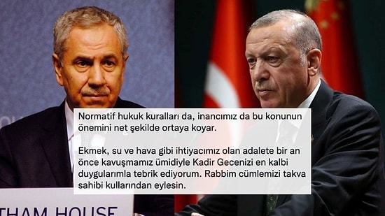 Arınç'tan 'Gezi Davası' Yorumu: 'İhtiyacımız Olan Adalete Bir An Önce Kavuşmamız Ümidiyle'
