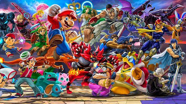 19. Super Smash Bros. Ultimate ilk piyasaya sürüldüğünde tarihin en büyük crossover projesiydi.