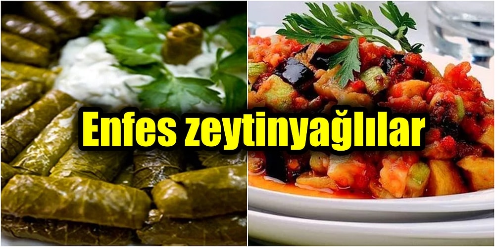 Bu Bayramda Midelerimiz de Bayram Etsin Diye Birbirinden Lezzetli ve Çeşit Çeşit 14 Adet Zeytinyağlı Tarifi