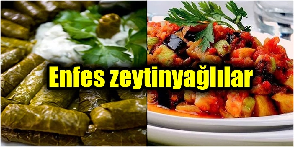 Bu Bayramda Midelerimiz de Bayram Etsin Diye Birbirinden Lezzetli ve Çeşit Çeşit 14 Adet Zeytinyağlı Tarifi