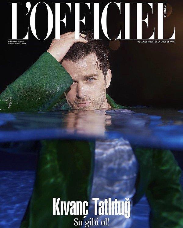 Şimdi ise hayranlarını kızgın kumlardan serin sulara fırlatan son fotoğrafıyla gündemde kendisi. L'offiecel Türkiye dergisinin kapağında bakın nasıl da fazla yakışıklı?