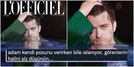 Kalkın Mahvolduk! Kıvanç Tatlıtuğ Suyun İçinde Verdiği Islak Pozla Ortalığı Yine Şıpır Şıpır Yaptı