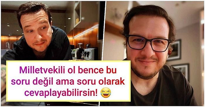 Şahan Gökbakar'ın Kendisine Milletvekili Olmasını Tavsiye Eden Takipçisine Verdiği Cevabı Görmelisiniz!