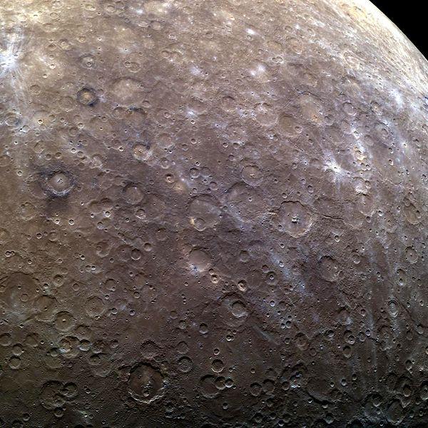 Merkür (Ay boyunca Boğa takımyıldızında)