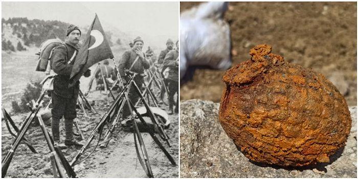 Bandırma’da 1. Dünya Savaşı'ndan Kalma Bulunan El Bombaları Osmanlı ve Alman Yapımı Çıktı