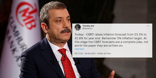 Merkez Bankası Enflasyon Raporu: Beklenti, Yaklaşık İki Kat Yükseldi!