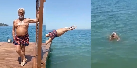 İşte Şimdi Yaz Geldi: Sağlık Sorunları Yüzünden Bu Sene Sezonu Geç Açan Fedon, Cemre Gibi Denize Düştü