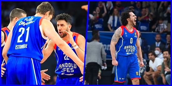 Olimpia Milano'yu Eleyen Anadolu Efes, EuroLeague'de Üst Üste 3. Kez  Final Four'da