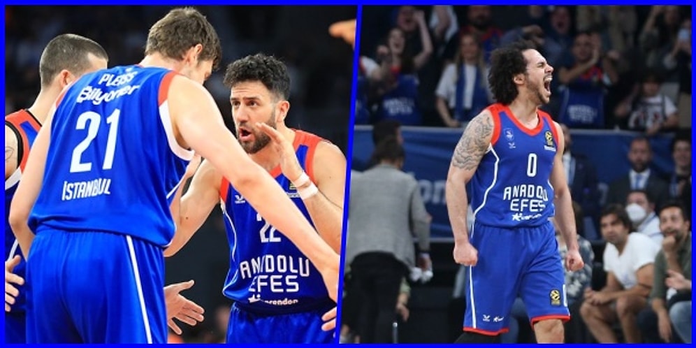 Olimpia Milano'yu Eleyen Anadolu Efes, EuroLeague'de Üst Üste 3. Kez  Final Four'da