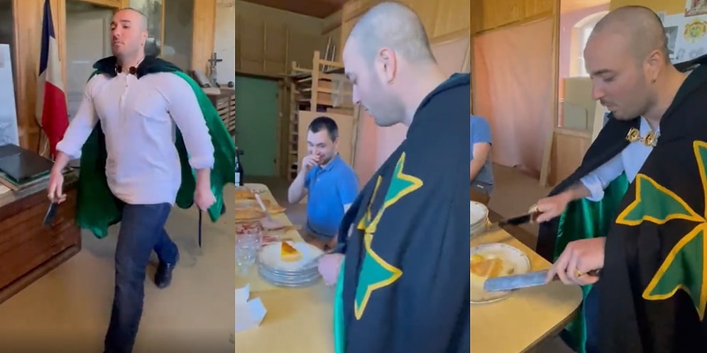 Bayrakları İndiriyoruz: Fransız Aktör Avner Peres, Abartılı Şekilde Servis Yapan Türk Garsonları Taklit Etti