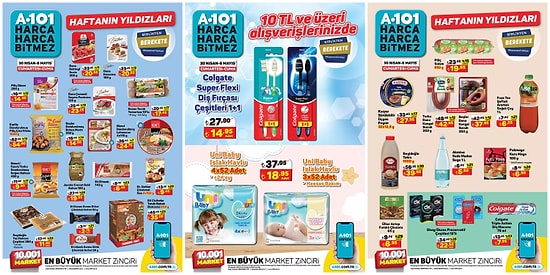 30 Nisan - 6 Mayıs 2022 A101 Haftanın Yıldızları Kataloğu
