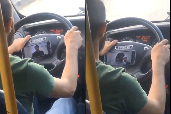 Direksiyon Başında 'Kurtlar Vadisi' İzleyen Minibüs Şoförü Kovuldu