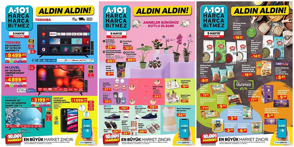 5 Mayıs 2022 A101 Aldın Aldın Kataloğu
