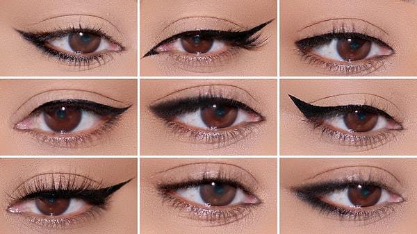 6. Muhteşem bir eyeliner için, bunlardan hangisi en pigmentli sonucu verir?