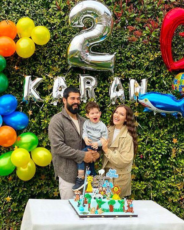6. Evcen'in oğlu Karan'ın 2 yaşına girdiği doğum gününü "Hep gülerek, sımsıkı sarılarak, neşeyle dolu yıllarımız olsun. İyi ki doğdun canım oğlum!" mesajıyla paylaştığı post ise neredeyse 2 milyon beğeniye ulaştı.