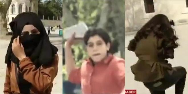 Kendilerini Çeken Show TV Ekibine Kaldırım Taşları Fırlatan Suriyeli Dilenciler: 'Vallahi Seni Öldüreceğim'