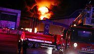 Gaziantep’te Geri Dönüşüm Fabrikasında Yangın