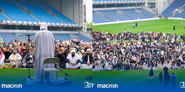 İngiliz Blackburn Rovers Takımı, Stadyumları Ewood Park'ın Kapılarını Namaz Kılmaları İçin Müslümanlara Açtı