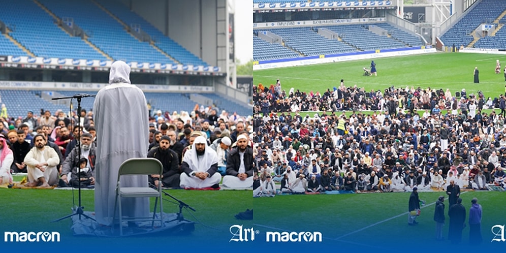 İngiliz Blackburn Rovers Takımı, Stadyumları Ewood Park'ın Kapılarını Namaz Kılmaları İçin Müslümanlara Açtı