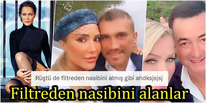 Rüştü Eşinin Kurbanı Oldu: Filtre ve Photoshop'u Abartan Ünlüler!