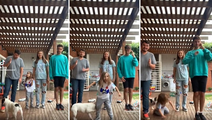 'My Name Is Chicky' Akımını Yapmak İsterken Köpek Tarafından Rehin Alınan Ufaklığın Temanın Önüne Geçen Anları