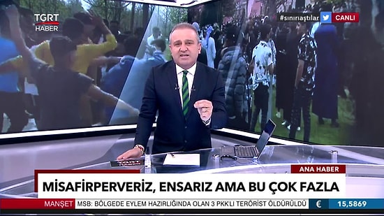 TGRT Haber, Göçmen Görüntülerini Böyle Sundu: 'Misafirperveriz, Ensarız Ama Bu Çok Fazla'