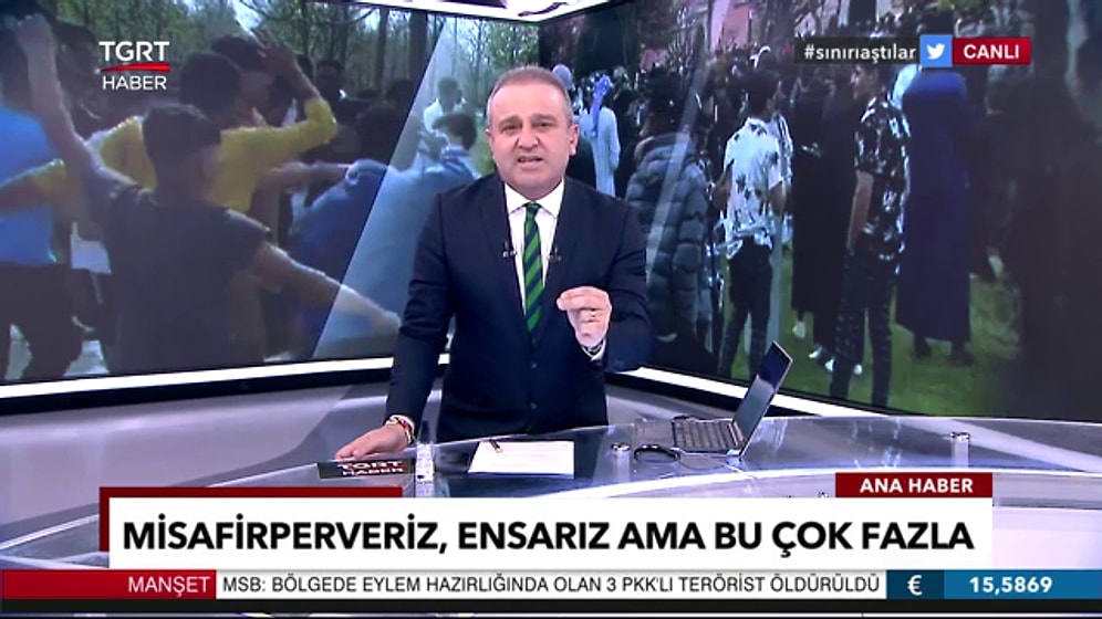 TGRT Haber, Göçmen Görüntülerini Böyle Sundu: 'Misafirperveriz, Ensarız Ama Bu Çok Fazla'