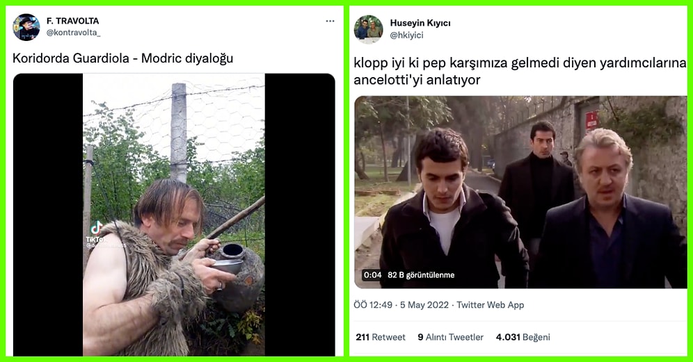 Şampiyonlar Ligi'ndeki Efsane Maçların Ardından Mizahşörlerin Paylaştıkları Birbirinden Eğlenceli Videolar