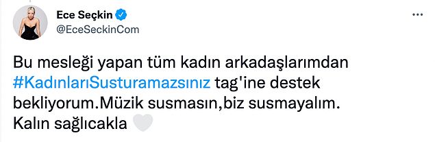 Ece Seçkin, 'Bayan' Sanatçının Sahne Almasından Rahatsız Olan Düzce Belediye Başkanı'na Büyük Tepki Gösterdi