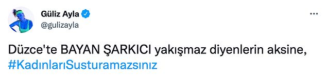 Ece Seçkin, 'Bayan' Sanatçının Sahne Almasından Rahatsız Olan Düzce Belediye Başkanı'na Büyük Tepki Gösterdi