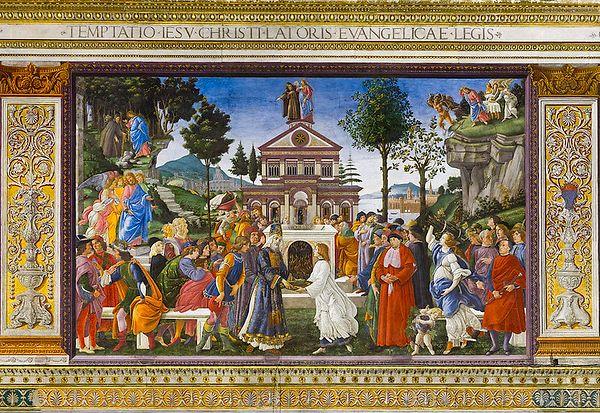 6. Michelangelo'nun yanı sıra Sandro Botticelli, Domenico Ghirlandaio ve Pietro Perugino gibi dönemin önemli sanatçıları şapel için çalıştı.