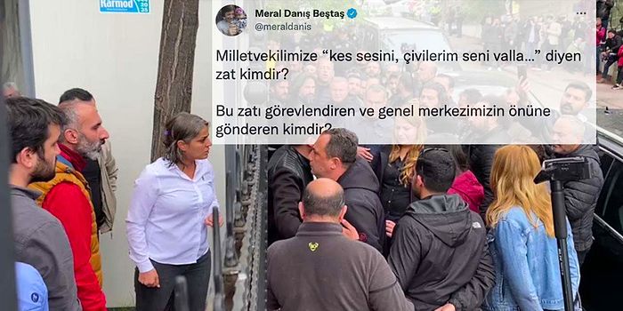 Polis mi? HDP'li Vekili 'Çivilerim Seni' Diye Tehdit Eden Kişi Gündemde