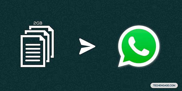 WhatsApp dosya paylaşım limitini 2 GB'a çıkardı.
