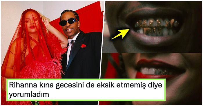 Altınları Hazırlayın! ASAP Rocky Yeni Şarkısının Klibinde Karnı Burnunda Olan Rihanna'ya Evlenme Teklifi Etti