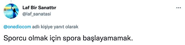 9. Spor yapmak da büyük irade gerektiriyor.🥲