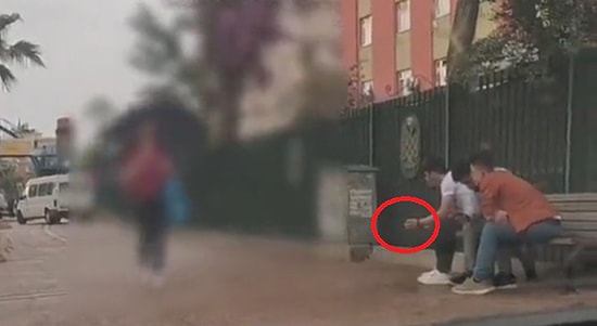 Sokakta Yürüyen Kadını Gizlice Videoya Çeken 3 Yabancı Uyruklu Erkeğin Tacizini Kaydedip Polise Teslim Etti