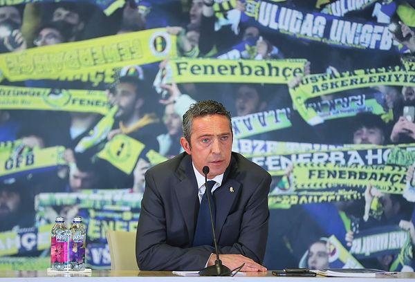 Ali Koç, yaptığı basın toplantısında açılan pankart için oldukça sert ifadeler kullandı.