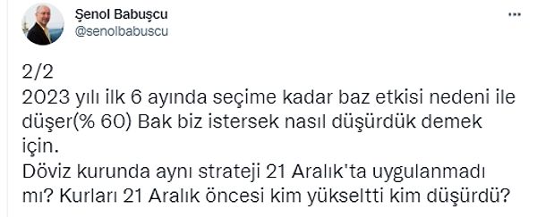 20 Aralık'taki kur dalgalanmasına da değindi👇