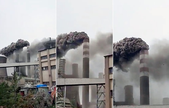 Siyah Duman Görüntüleri Tepki Çeken Santralden 'Sabotaj' Açıklaması