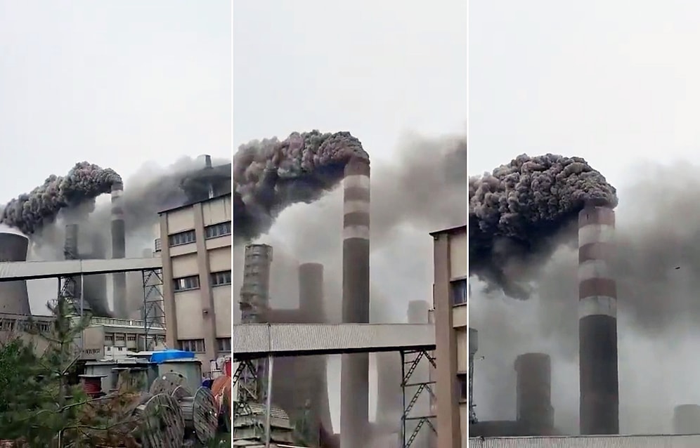 Siyah Duman Görüntüleri Tepki Çeken Santralden 'Sabotaj' Açıklaması