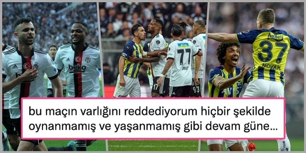 Mücadelenin Çok İyi, Futbolun Kötü Olduğu Sezonun Son Derbisinde Beşiktaş ve Fenerbahçe Puanları Paylaştı