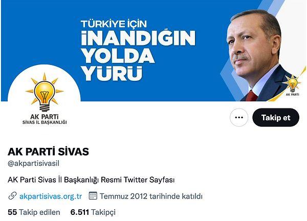 Şimdi de AKP Sivas İl Başkanlığı resmi Twitter hesabı da benzer bir skandala imza attı.