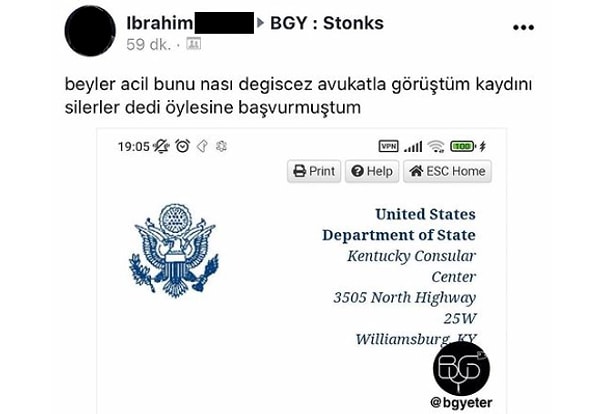 Ancak başvuruyu öylesine yaptığı için sahte bir isim kullandığını söyledi. Kendisi adını ‘İbo K*hpeoğlu’ olarak girmiş.😅