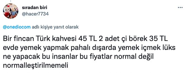 10. Türk kahvesi nasıl 45 TL olabilir?