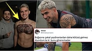 Trabzonspor'un Yıldız Futbolcusu Berat Özdemir Yaptırdığı Dövmeyle Futbolseverlerin Diline Düştü