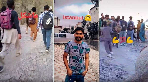 Kadınları gizlice videoya çekerek taciz eden sığınmacıların sık sık gündeme geldiği son günlerde bir sığınmacının da Türkiye'ye yolculuğunu TikTok'ta paylaşması gündem oldu.